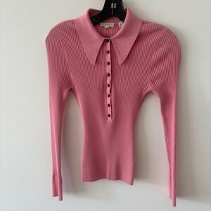 A.L.C Lance Top in Coral Pink